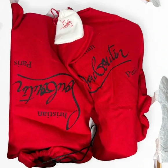 Christian Louboutin Multicolor Studded Women’s High-Top Sneakers Size 38 - Picture 9 of 11